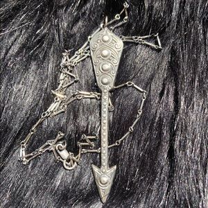 Bloodmilk Ornate Arrow Necklace - ‘The Wounding’